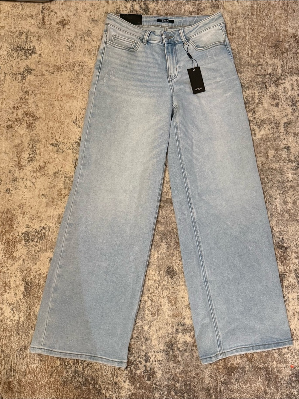 Light Blue Wide-Leg butt lift Jeans